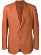 Loro Piana Sahara Soft Blazer, Men's, Size: 50, Yellow/orange, Linen/flax/polyester