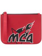 Mcq Alexander Mcqueen Printed Clutch Bag - Red