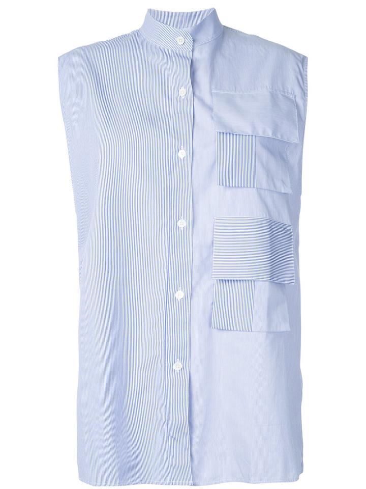 Public School - Digby Shirt - Women - Cotton - S, Blue, Cotton