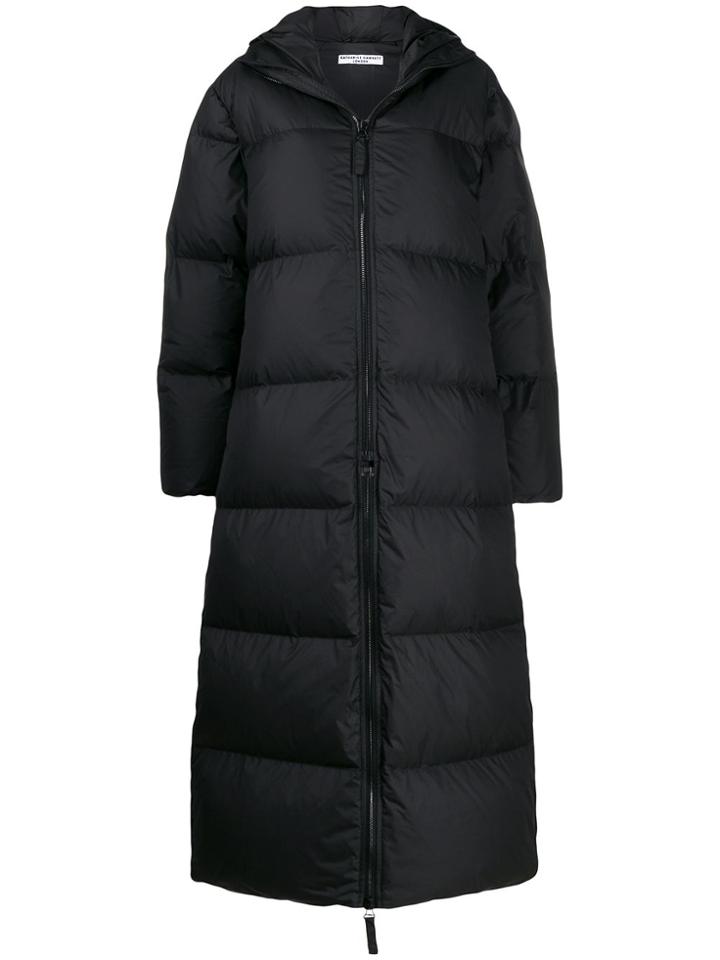 Katharine Hamnett London Oversized Padded Coat - Black