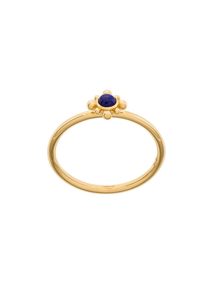 Astley Clarke Lapis Mini Floris Ring - Metallic