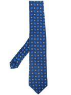 Etro Embroidered Pattern Tie - Blue