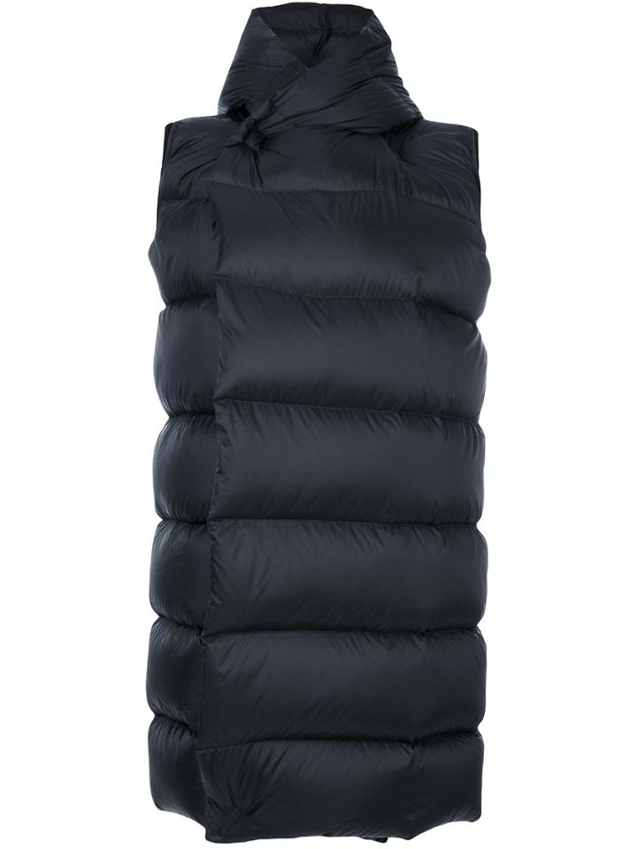 Rick Owens Liner Padded Coat - Black