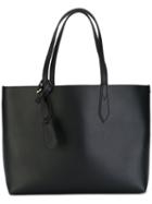 Burberry - 'lavenby' Medium Reversible Shopper - Women - Calf Leather - One Size, Black, Calf Leather