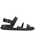 Marni Colour Block Strap Sandals - Black