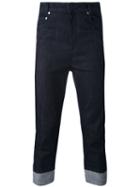 Neil Barrett - Cropped Jeans - Men - Cotton/polyurethane - 31, Blue, Cotton/polyurethane