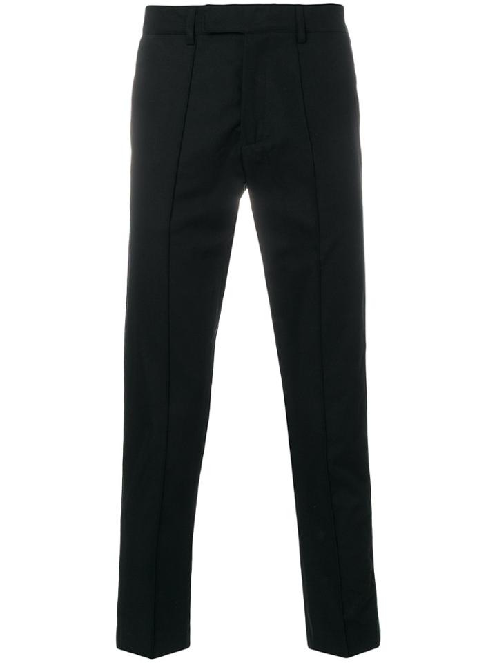 Gcds Contrasting Side Panel Trousers - Black