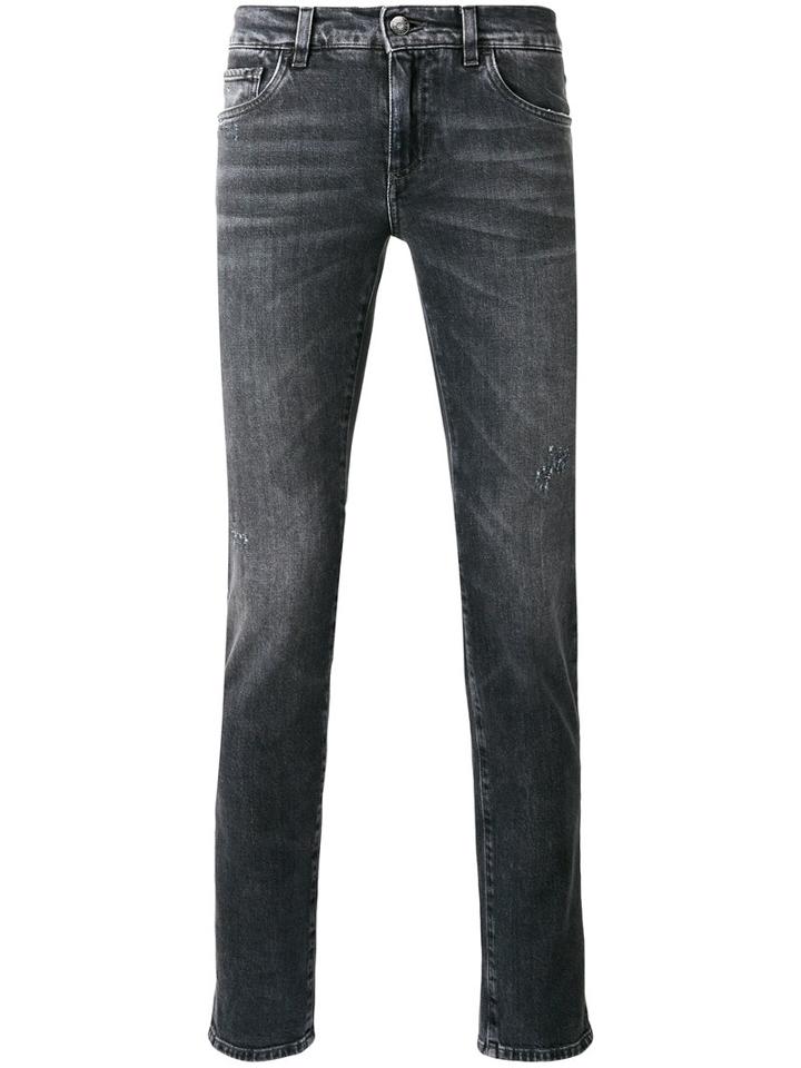 Dolce & Gabbana - Straight Leg Jeans - Men - Cotton/spandex/elastane - 50, Black, Cotton/spandex/elastane