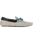 Tod S Gommino Loafers, Men's, Size: 10, Blue, Leather