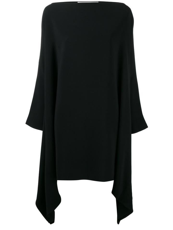 Gianluca Capannolo Draped Dress, Women's, Size: 40, Black, Acetate/viscose