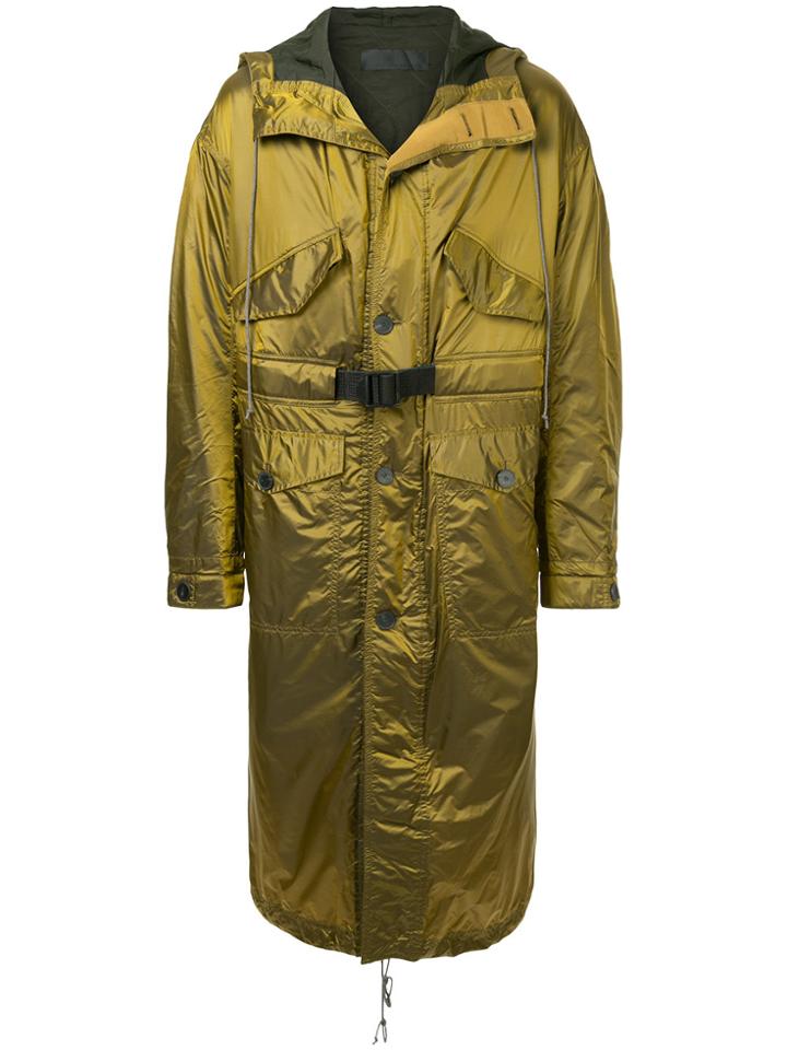 Haider Ackermann Oversized Long Line Coat - Green