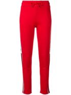 Quantum Courage Side Stripe Track Pants - Red