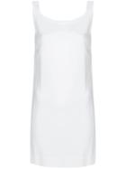 D.exterior Sleeveless Knit Top - White
