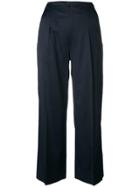 Chalayan Cropped Trousers - Blue