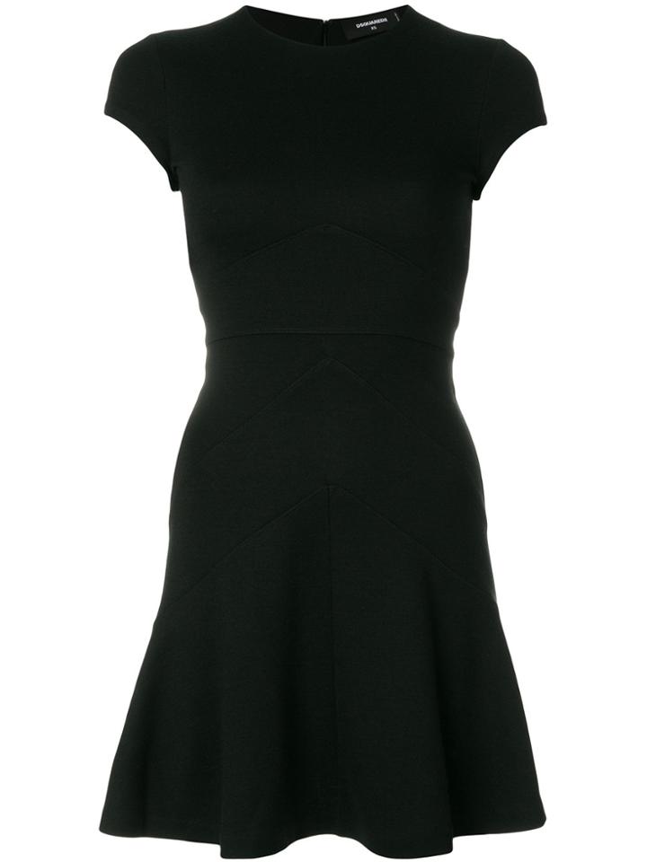 Dsquared2 Short Fitted Dress - Black