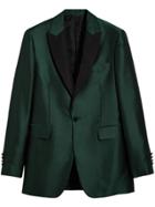 Burberry Soho Fit Jacquard Evening Jacket - Green