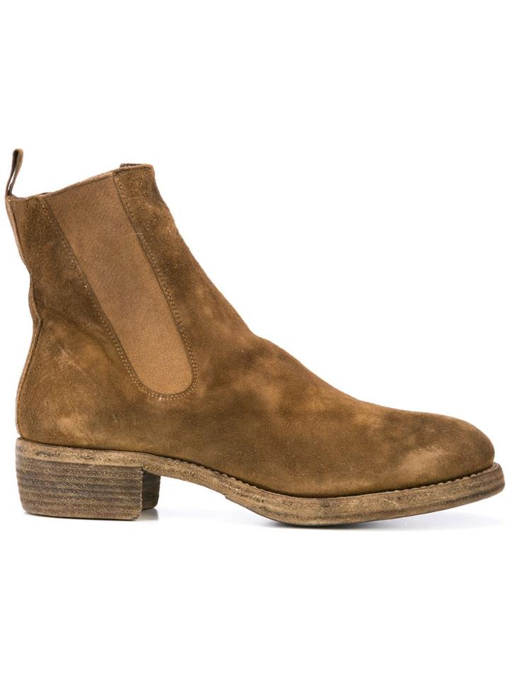 Guidi Classic Ankle Boots - Green