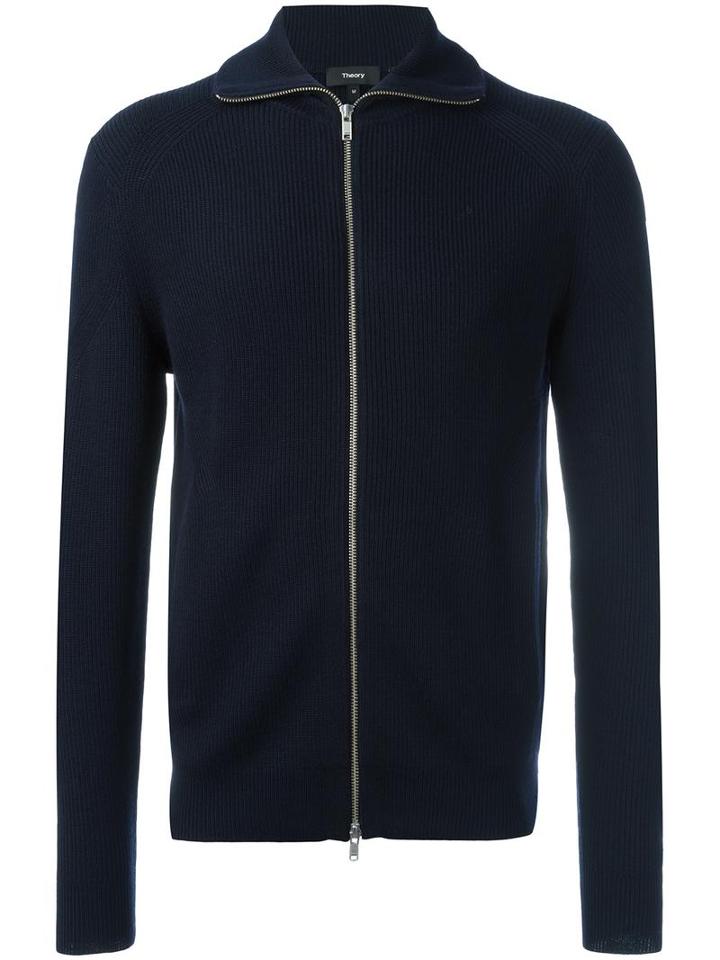 Theory 'ronzons' Cardigan, Men's, Size: Xl, Blue, Merino