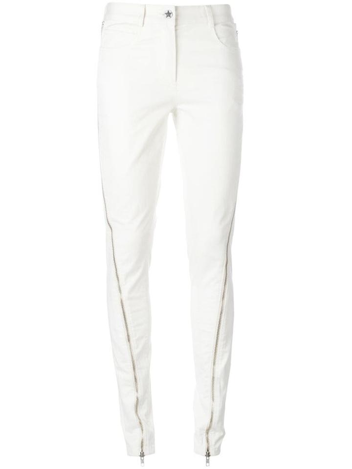 Jean Paul Gaultier Pre-owned Zip Detail Jeans - White