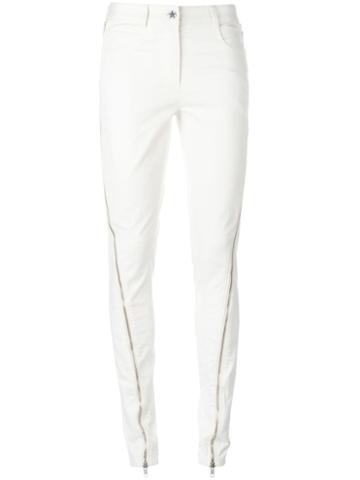 Jean Paul Gaultier Pre-owned Zip Detail Jeans - White