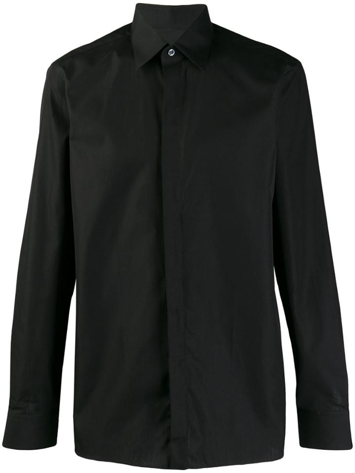 Z Zegna Long-sleeve Shirt - Black