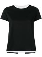 Moncler Crossover Top, Women's, Size: Medium, Black, Cotton