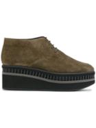 Clergerie Limmy Wedge Shoes - Green