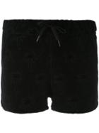 Palm Tree Shorts - Women - Cotton - S, Black, Cotton, Tomas Maier