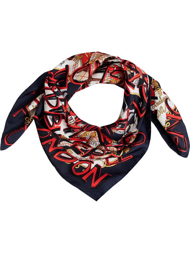 Burberry Graffiti Archive Square Scarf - Blue