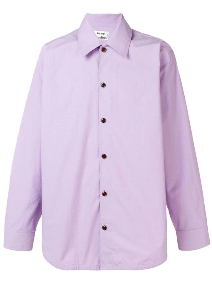 Acne Studios Striped Shirt - Purple