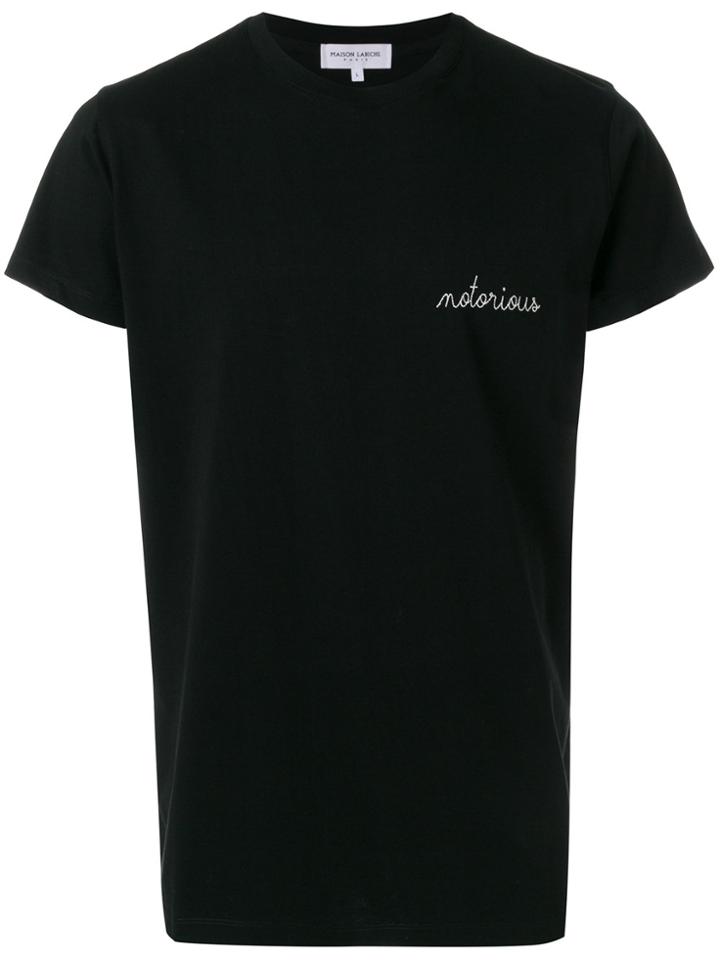 Maison Labiche Classic Fitted T-shirt - Black