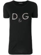 Dolce & Gabbana Embellished Logo T-shirt - Black