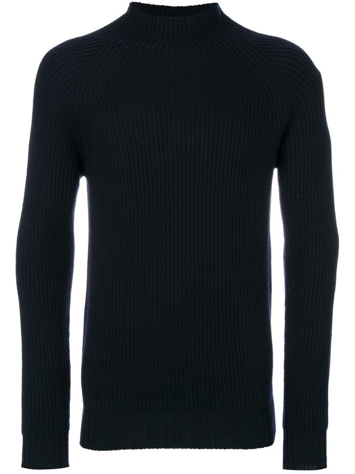 Aspesi Classic Fitted Sweater - Blue