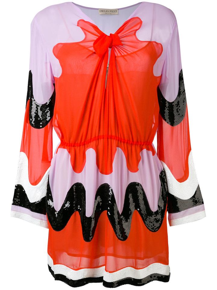 Emilio Pucci - Retro Print Dress - Women - Silk - 40, Silk