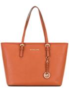 Michael Michael Kors Jet Set Travel Tote, Women's, Yellow/orange, Leather