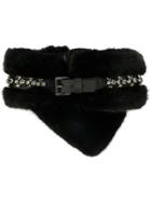 Dsquared2 Crystal Embellished Collar - Black