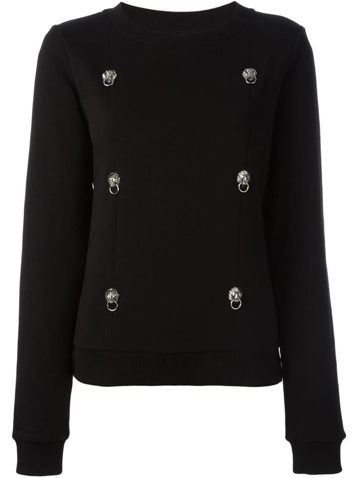 Versus Lion Head Stud Sweatshirt