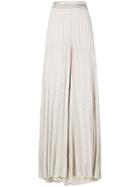 Gentry Portofino Pleated Palazzo Pants - Nude & Neutrals