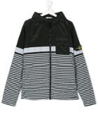 Stone Island Junior Teen Striped Jacket - Black