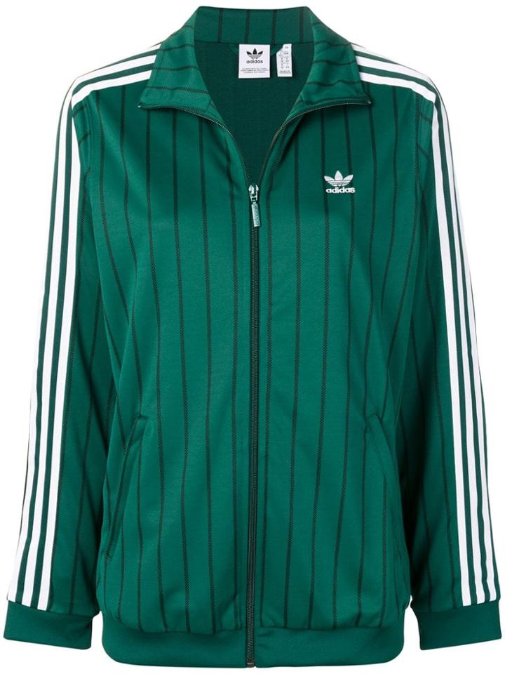 Adidas Contrast Logo Jacket - Green