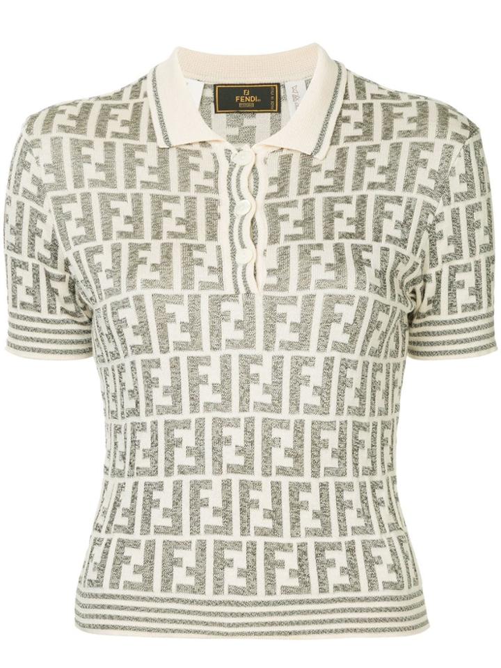 Fendi Vintage Short Sleeve Tops - White
