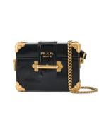 Prada Cahier Micro Box Bag - Black