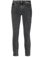 John Richmond Side Stripe Skinny Jeans - Grey