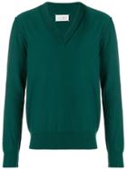 Maison Margiela V-neck Cardigan - Green