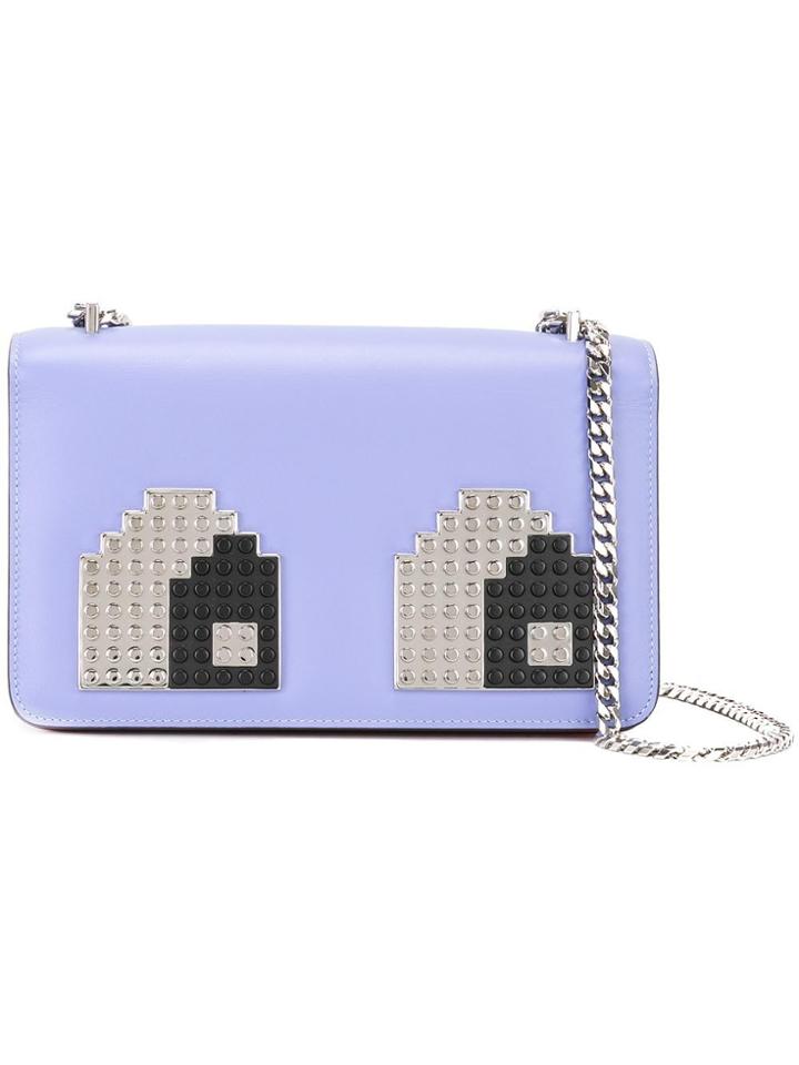 Les Petits Joueurs Eyes Mini Janis Shoulder Bag - Blue
