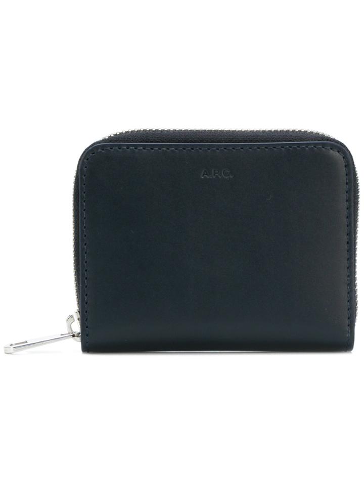 A.p.c. Compact Purse - Blue