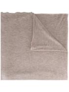 Faliero Sarti Long Woven Scarf, Women's, Nude/neutrals, Silk/cashmere