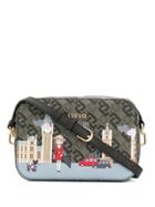 Liu Jo Big Ben Print Shoulder Bag - Green
