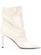 L'autre Chose Creased Detail Boots - Neutrals