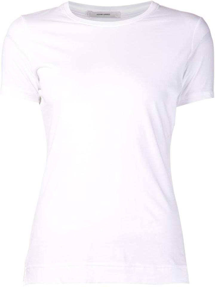 Adam Lippes Basic T-shirt, Women's, Size: Large, White, Cotton